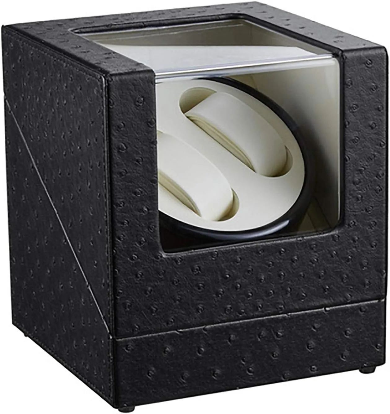 - 2 0 Automatic Watch Winder Mechanical Watch Winding Box Storage Case Watch honeycomb Display Holder Organizer Motor Shaker Silent PU Leather Household Quiet and well operated Spinner Winding Box Watch Winders 