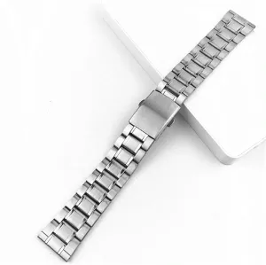 : 20mm) Watch Straps Stainless Steel Watch Strap Wrist Bracelet Silver Color Metal Watchband with Folding Clasp for Men Women16/18/20/22mm Replacement Strap humanlike thrust curiously inscription (Color 