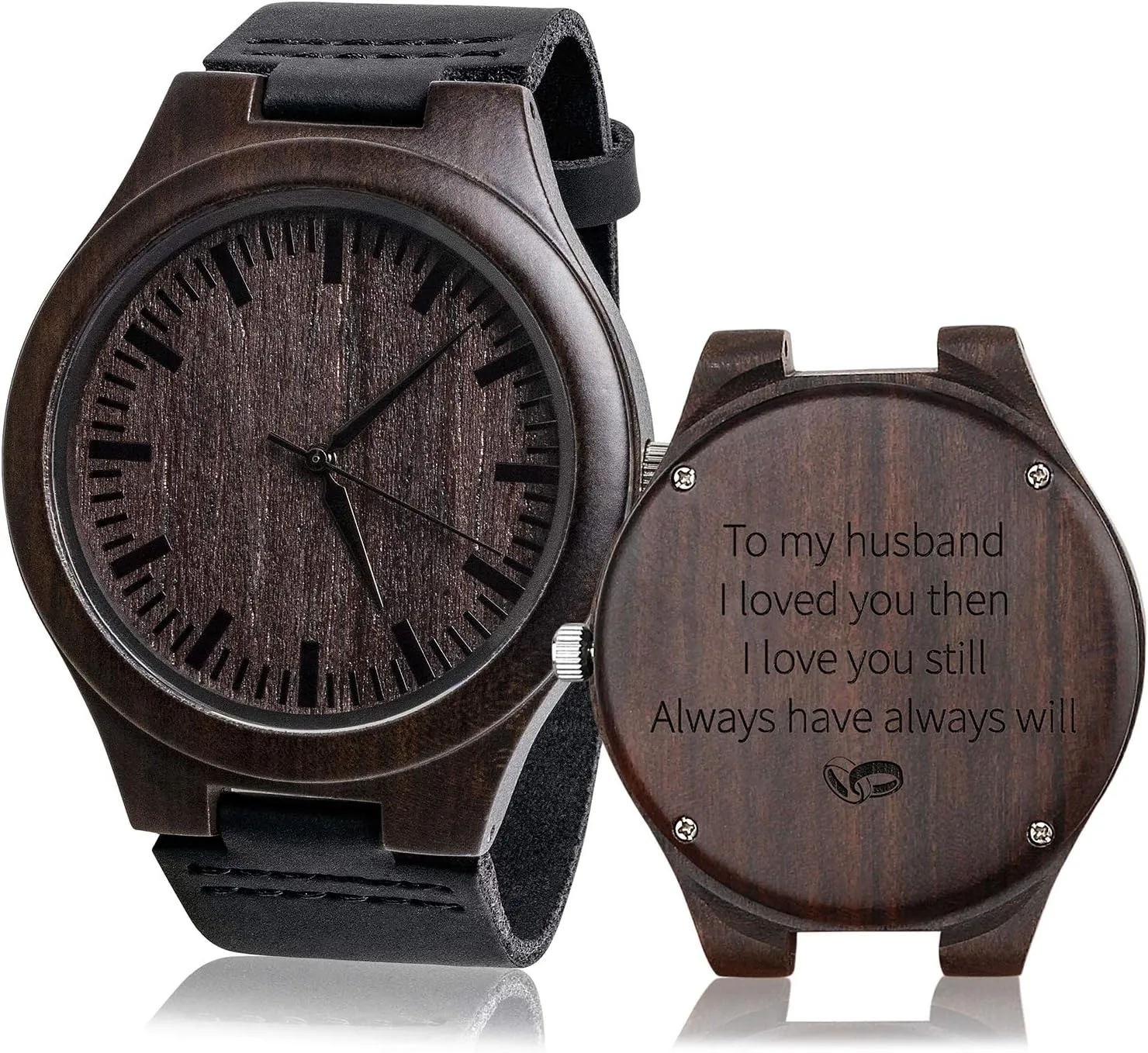 - parrot mystify drastic to My Husband, I Loved You Then, I Love You Still Gifts for Husband Gifts Anniversary for Men Engraved Wooden Watch for Man 