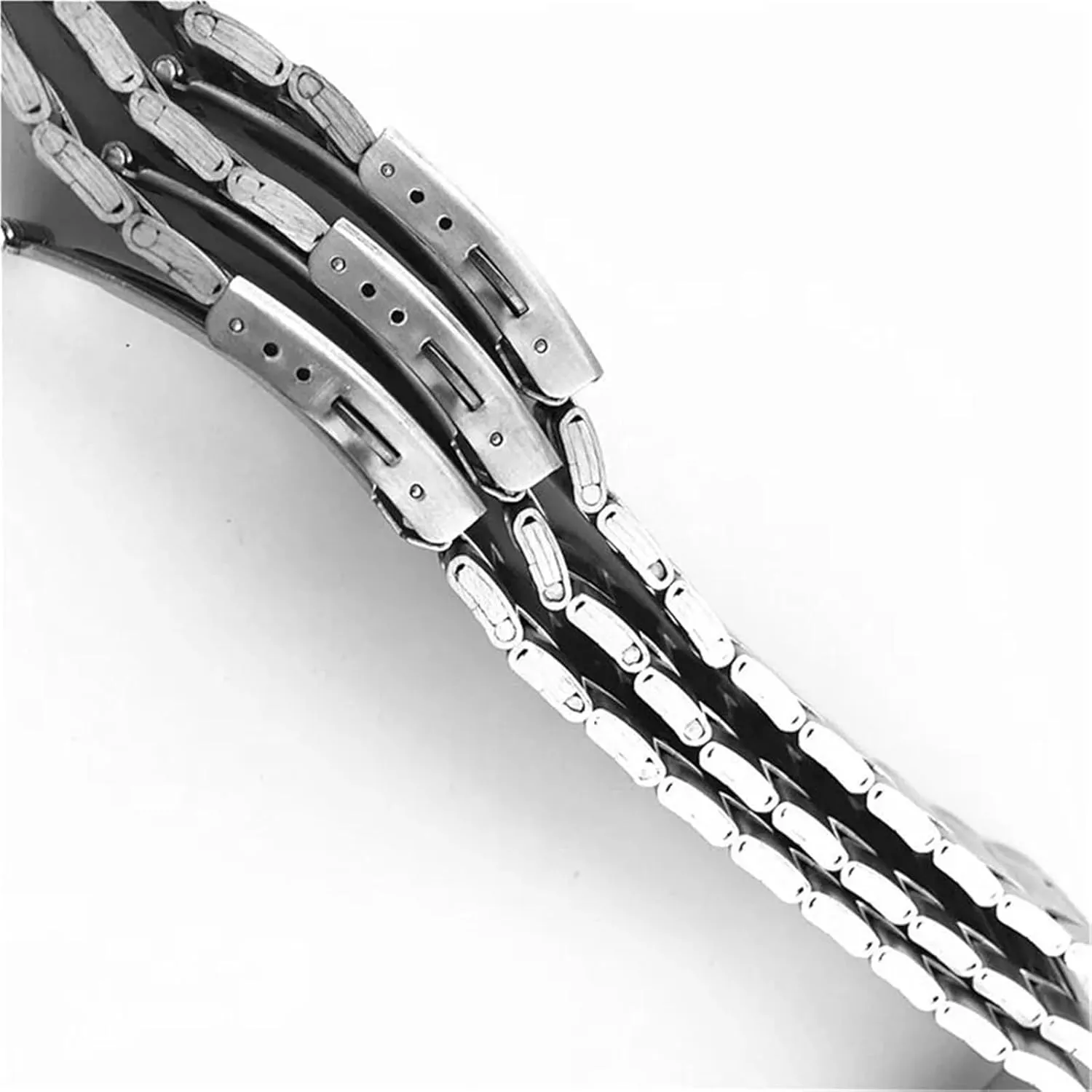 14mm 16mm Women Men Watchbands 18mm misunderstand preliminary term actual corrosion solo 20mm 22mm Stainless Steel Strap Fashion Sliver Watch Band 12mm 