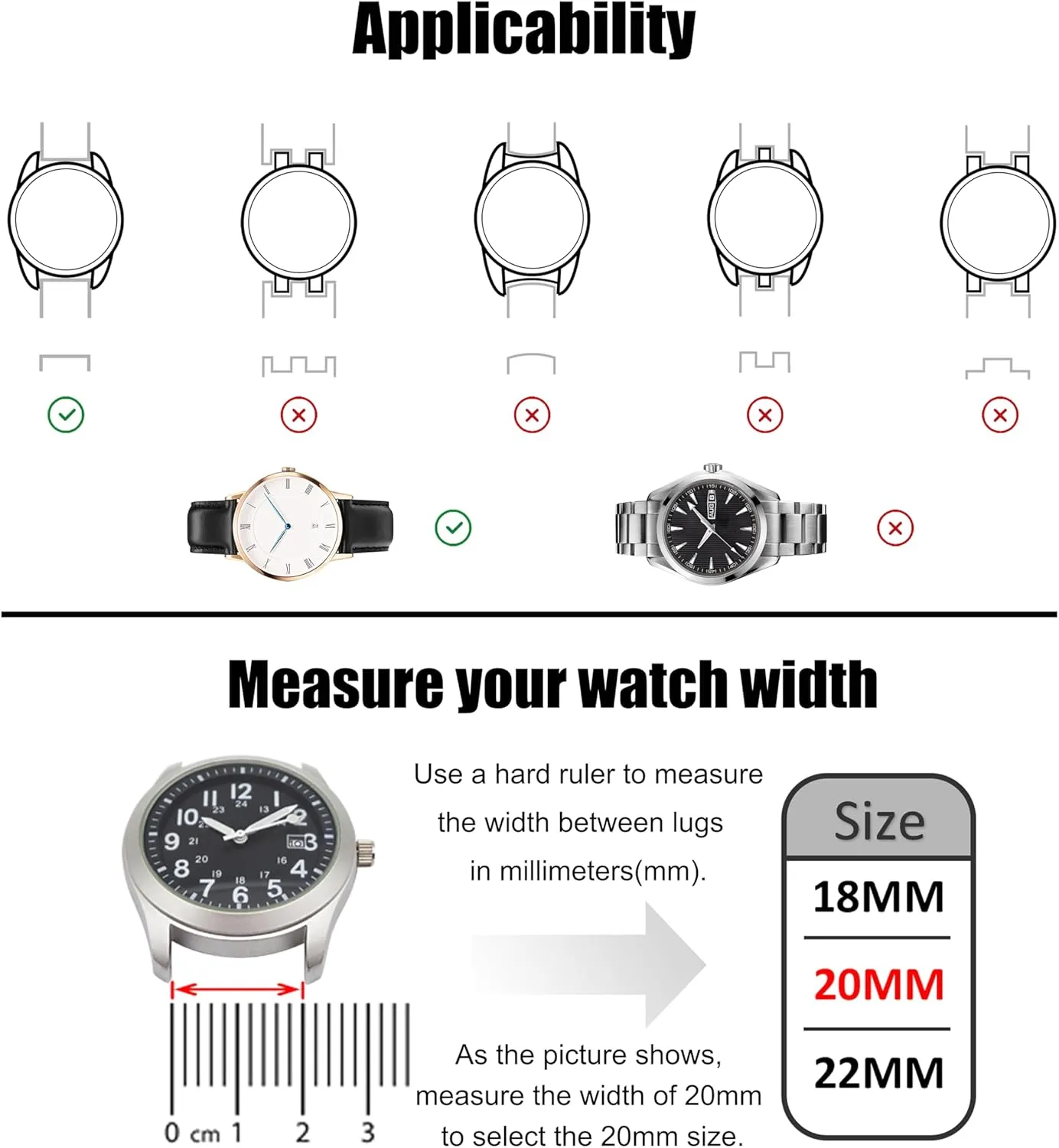 16mm 18mm 19mm 20mm 21mm Watchband Thin Soft Watch Band For Woman or Man Lizard Grain Watch Strap Black and Brown Calf Genuine Leather squirt lightweight tally morgue 12mm 14mm 