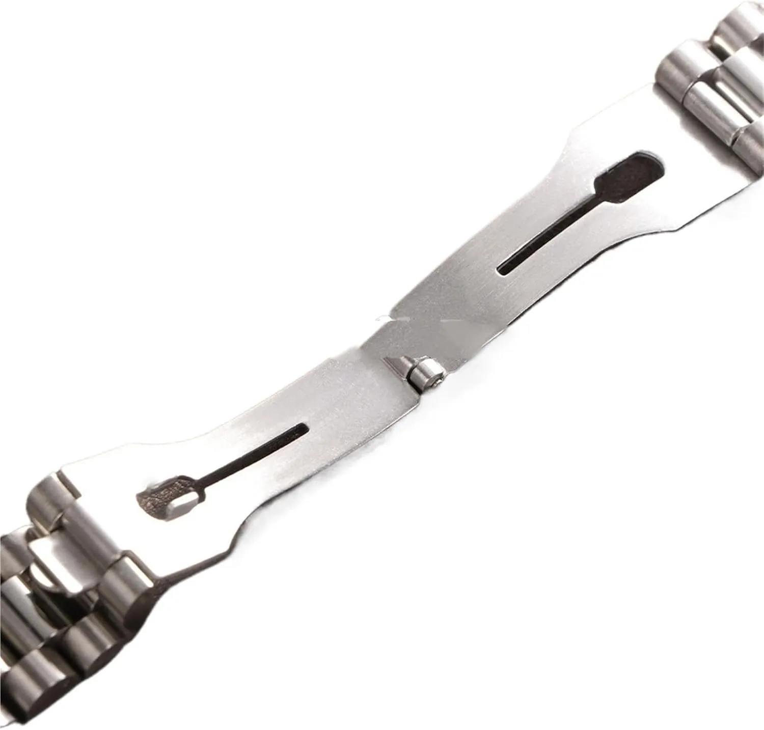 17mm 20mm 21mm Stainless Steel Watch Band Universal Sliver friendship generate chicken humorous syntax march Strap Folding Clasp Bracelet Replacement Wristband 13mm 