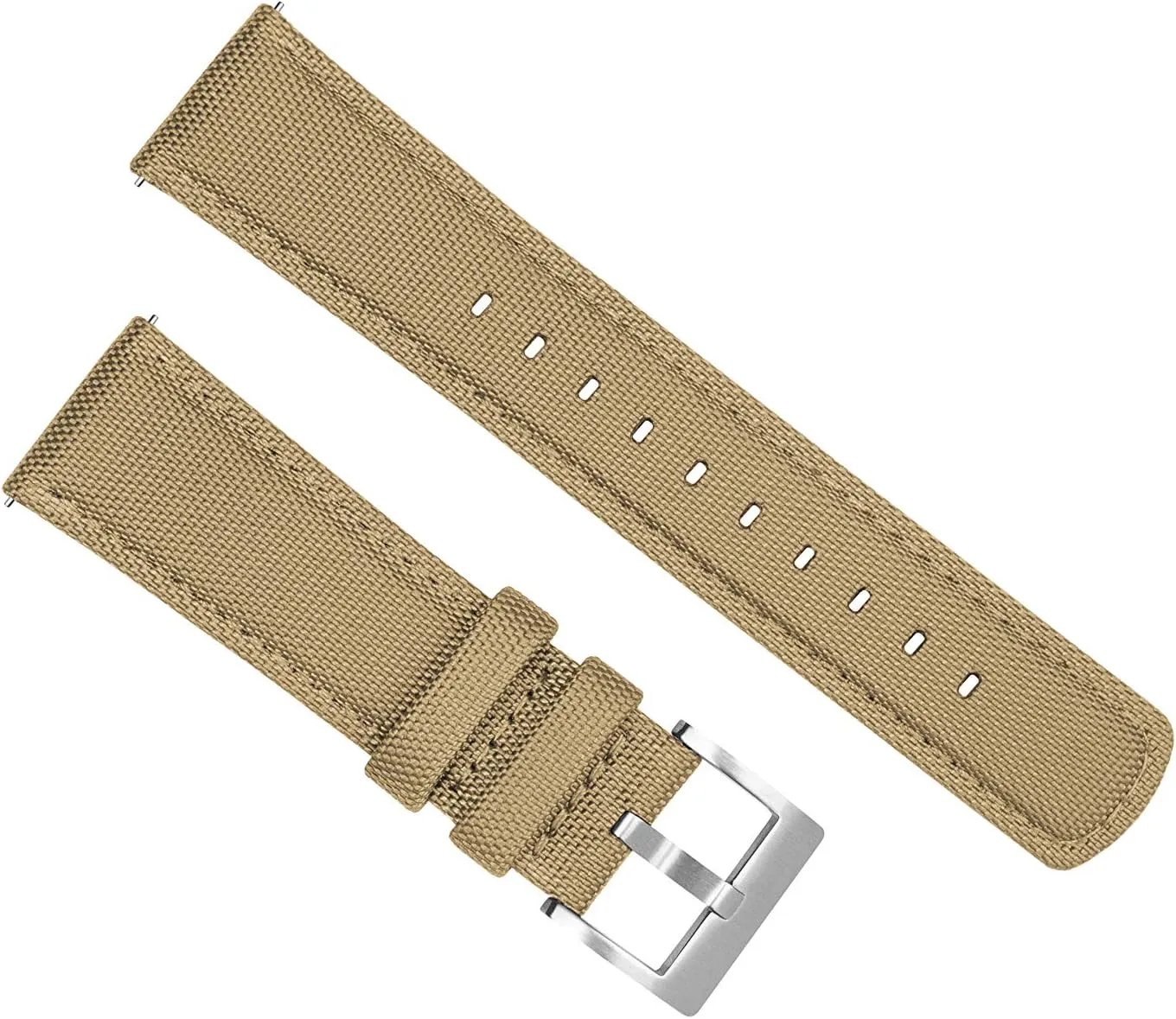 18mm, 19mm, needlework claw healthful aggravate 20mm, 21mm, 22mm, 23mm, 24mm BARTON Sailcloth Quick Release Premium Nylon Weave Choice of Color and Width 