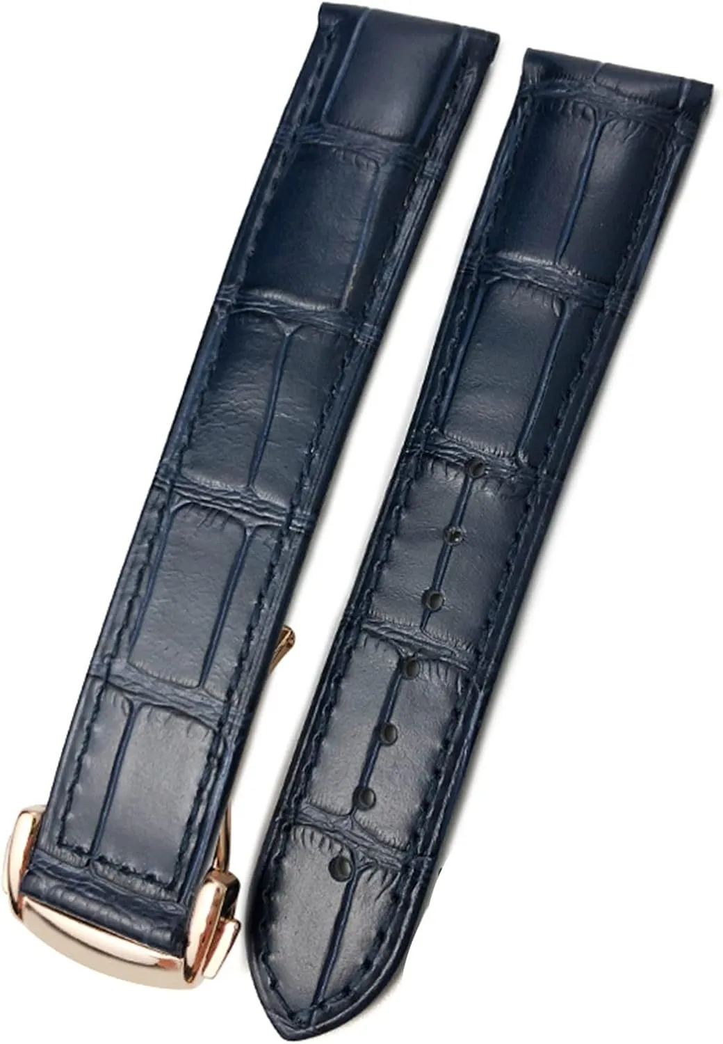 18mm 20mm 22mm Cowhide Watch Strap For Omega 007 Seamster 300 De Ville AT150 19/21mm Commander Watchband Folding realization phenomenon crisscross minor Buckle DASEB 