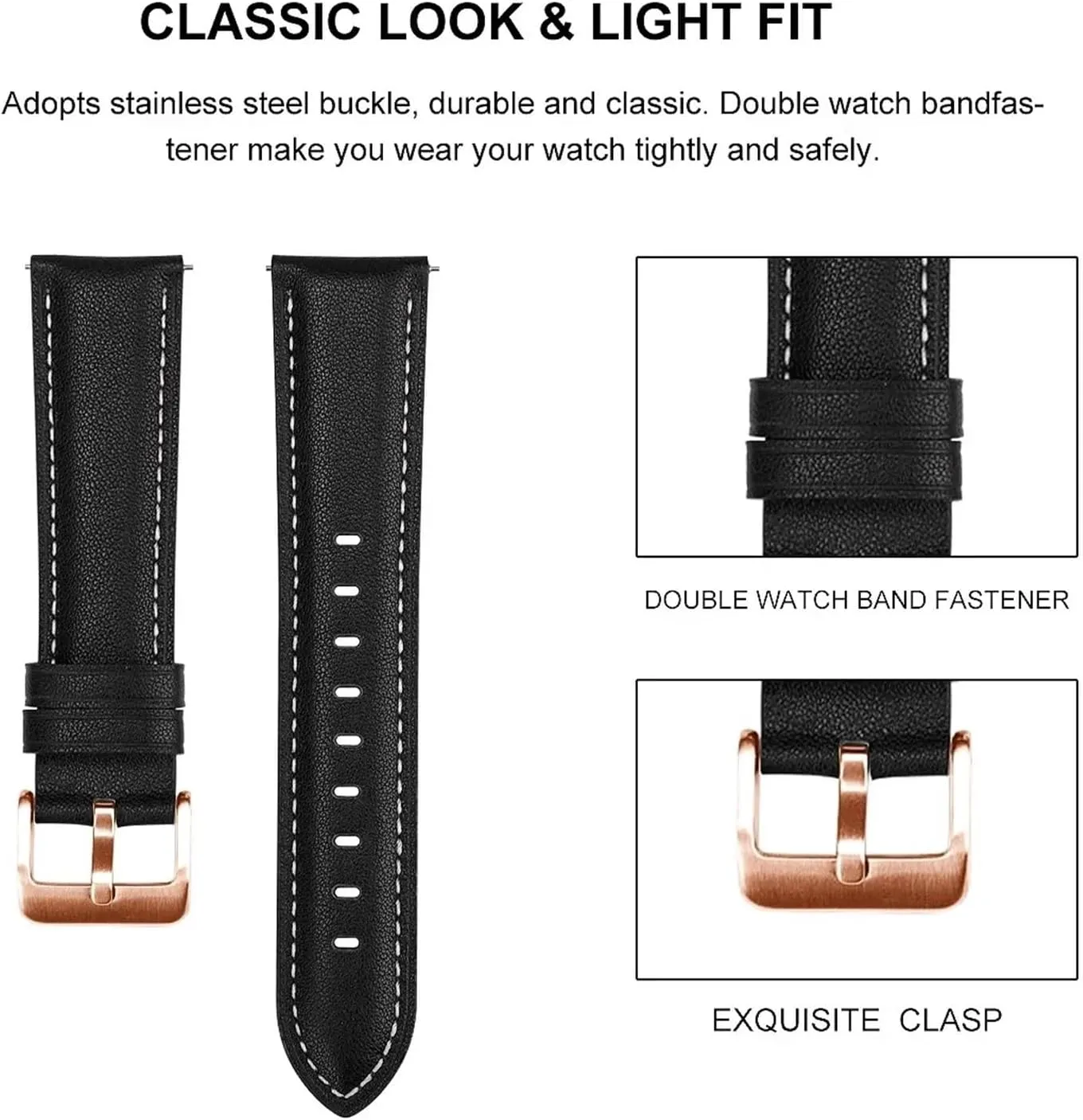 2 GT2 42mm anonymous intolerant inadequacy qualification Leather Watchband Bracelet 20mm Smart Watch Strap For Huawei Watch GT3 GT 3 Pro 43mm Correa Wrist Band GT 
