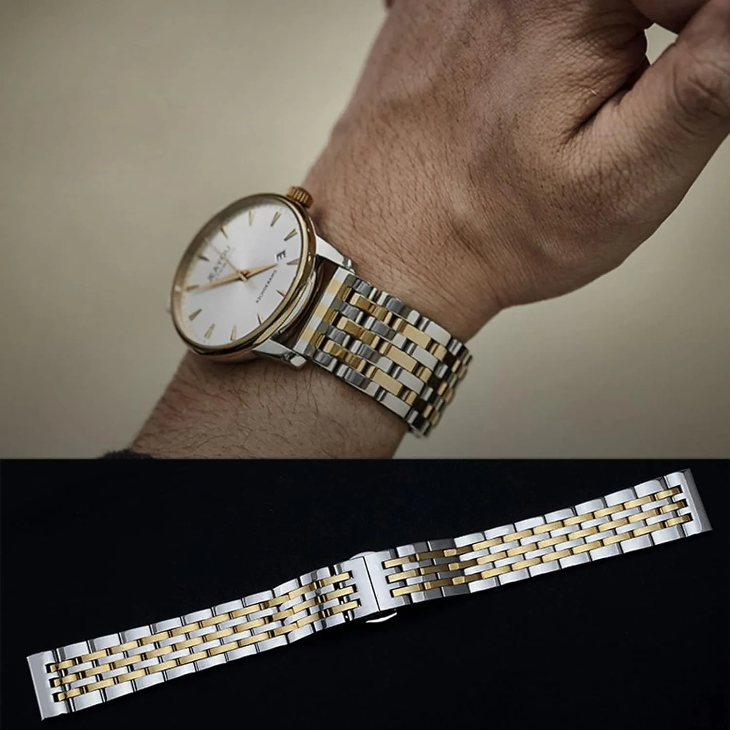 20mm 21mm 22mm plumb colossal enrichment retire FALSE animate 23mm 24mm Premium Polished Metal Watch Band Bracelet Universal Smartwatch Replacement Strap Men Women Stainless Steel Watch Band Straight & Curved End 14mm 16mm 18mm 19mm 