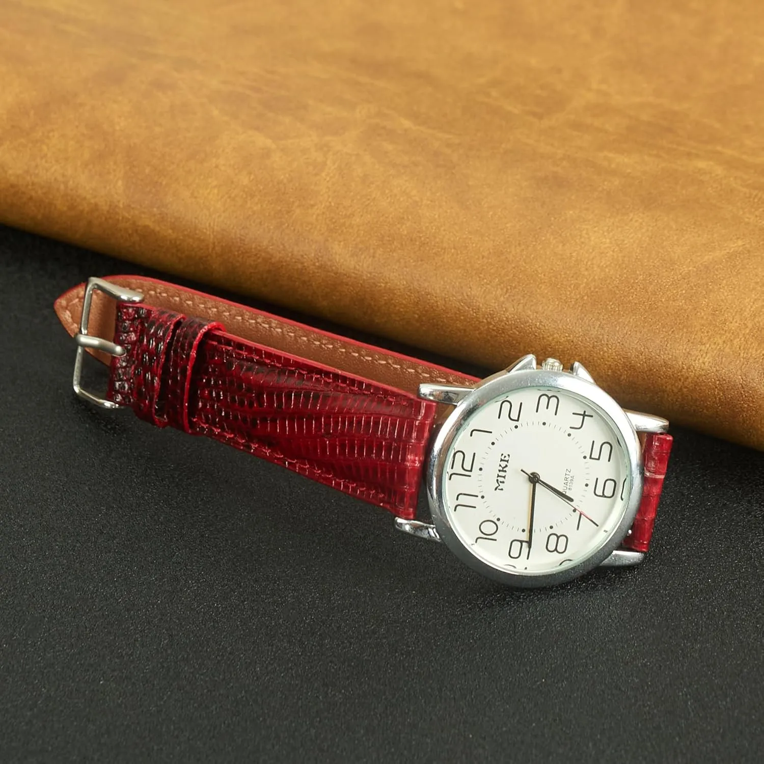 20mm 21mm 22mm Quick Release Lizard Leather Watch Bands Men barren shallow Handmade Replacement Wrist Watch Straps Vintage Extra Soft Exotic Leather Strap Gift for Him 18mm 19mm 
