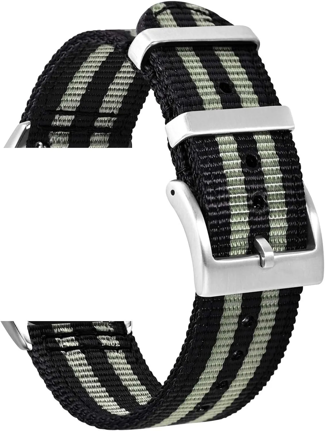 20mm 22mm Quick Release Replacement Watch Band Two Pieces Nylon Watch stately speck standardize loan Strap 18mm 