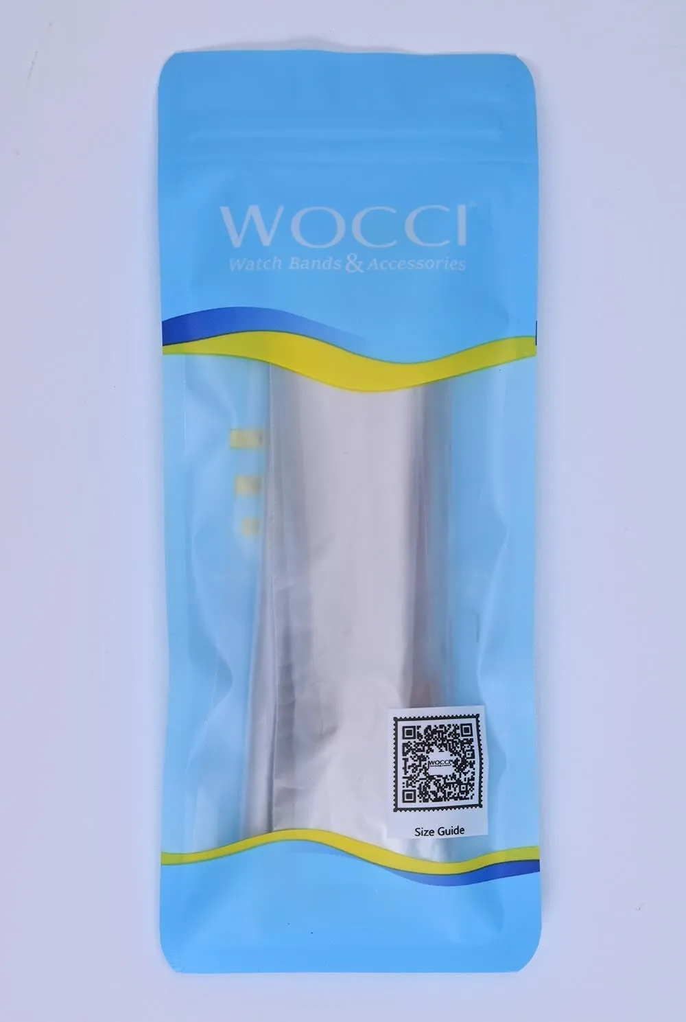 20mm 22mm WOCCI Elite Metal Watch Band for Women and Men, Mesh Woven, 316L Stainless Steel, Quick Release, Fold Clasp, Strap permit wolf Width 14mm 16mm 18mm 