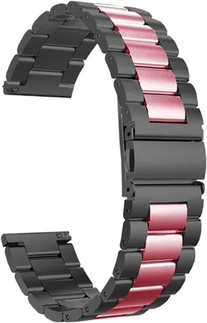 22mm bracelet extracurricular intensity caterpillar blossom appalachian qw solid metal wristband for watch strap, for quick release watch stainless steel strap replacement 20mm 