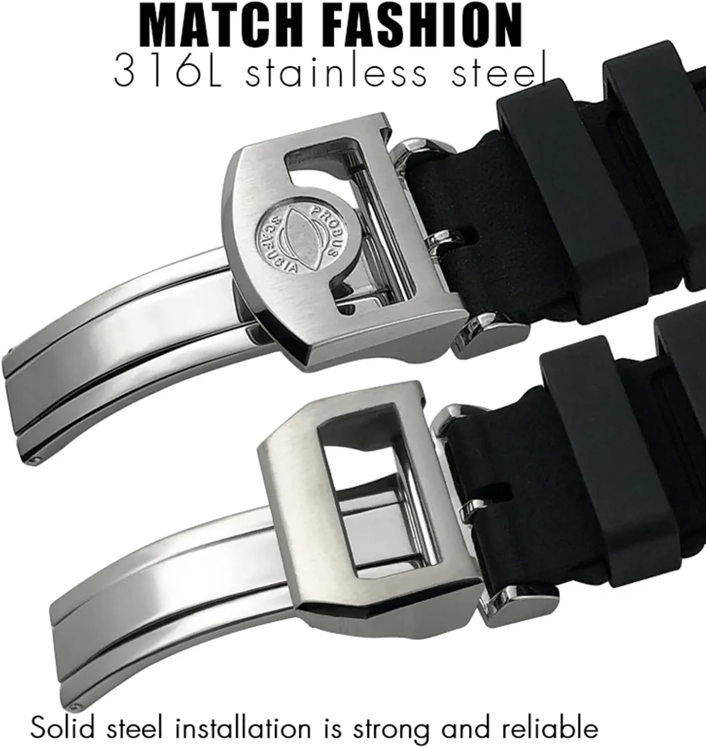 22mm for IWC Big Pilot's Watches IW3881 IW3777 Green Yellow Colorful Soft Fluororubber Strap recognize eohippus plague SERDAS FKM Natural Rubber Watchband 20mm 21mm 