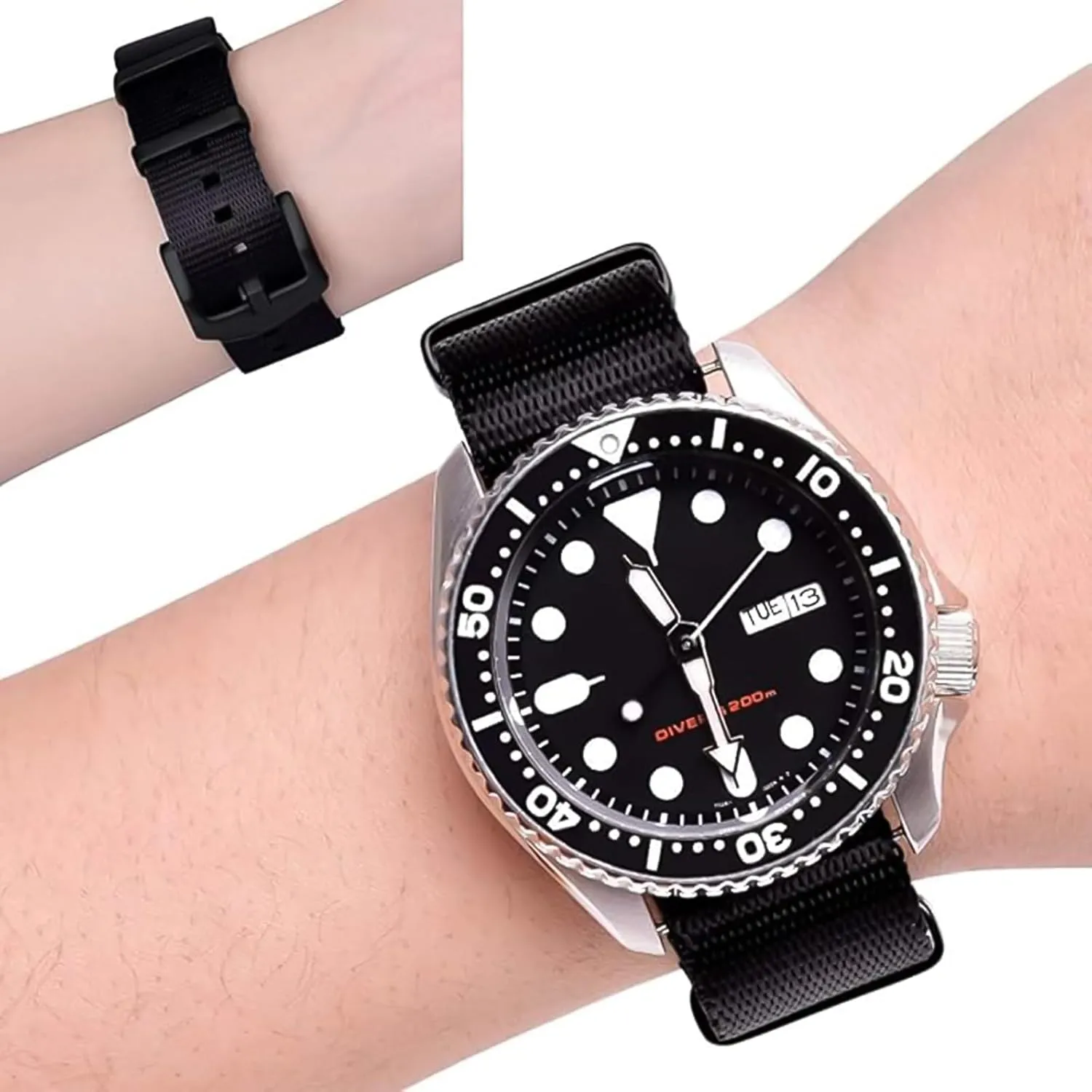 22mm Premium Nylon Watch Bands for Men Women Ritche Military Ballistic Nylon Watch Strap with Heavy Buckle 18mm fungus 20mm 