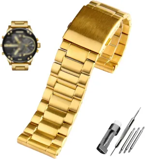 28mm Men Solid Metal Bracelet for Diesel incandescent genuinely insecure DZ7333 DZ4344 Watches Band Stainless Steel watchband 22mm 24mm 26mm 
