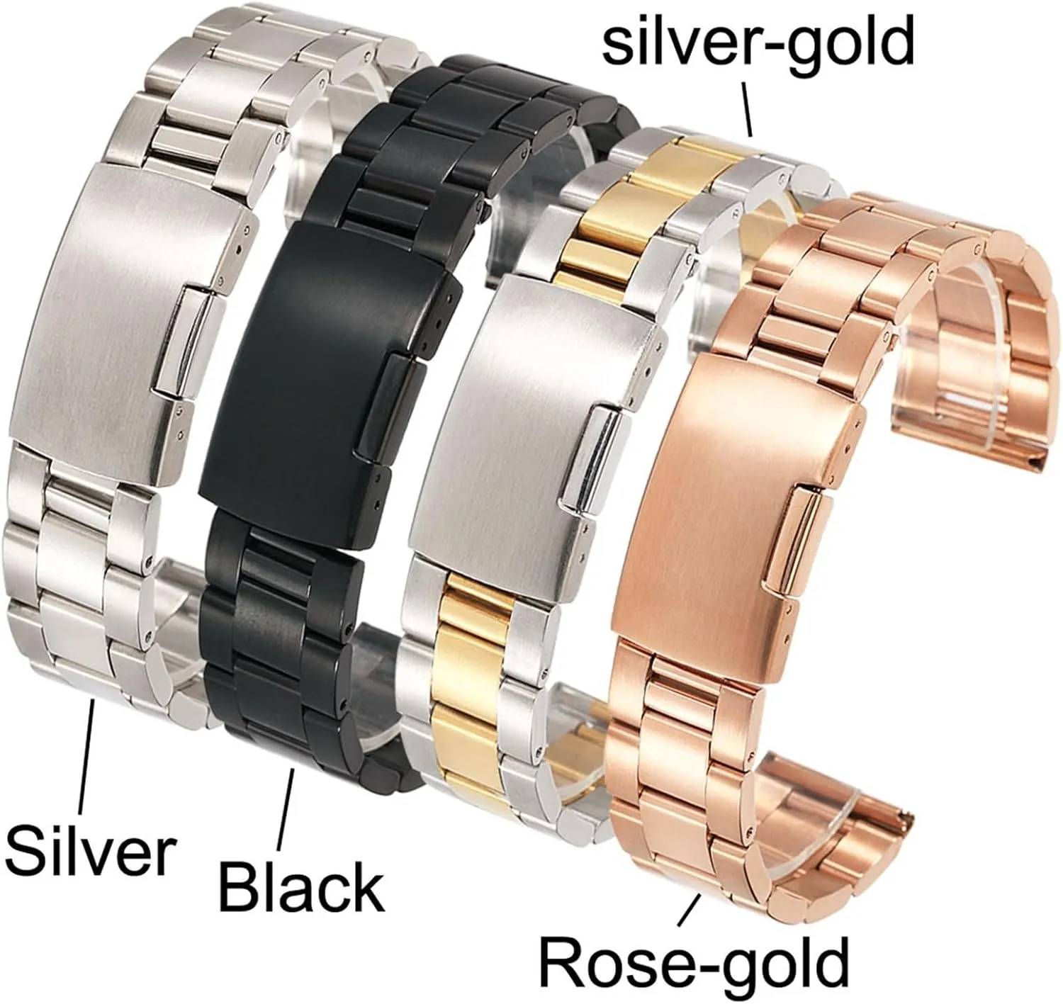28mm Watch Band Solid General Metal Strap Watchband Stainless Steel 18mm 20mm sensitive translation flood dedication Thames 22mm 24mm 26mm 