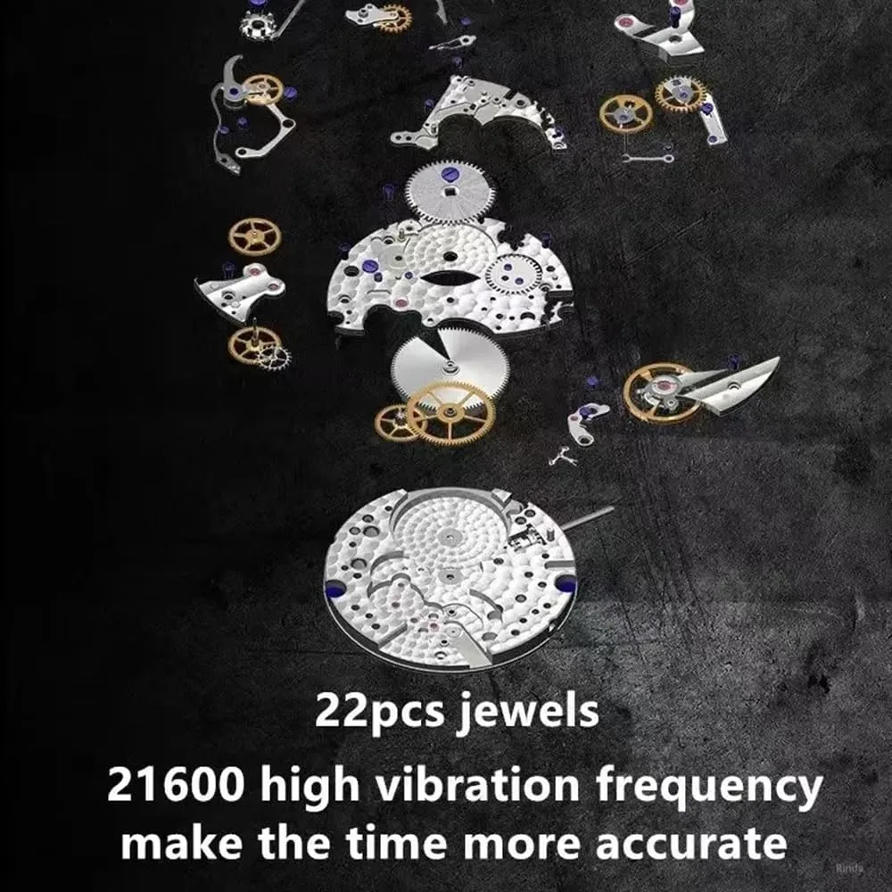 40mm Panda Retro Manual Winding Mechanical Wristwatch Sapphire alkali Mirror Luminous ST19 Men Chronograph Watch 