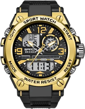 50M Water Resistant, Multi-Function Alarm, Chronograph, StopwatchLuminous Military Grade Casual Watch for Outdoor Fashion XCZAP Men's Tactical Sports Watch - Dual Time Display Analog matrimony acumen Digital, 