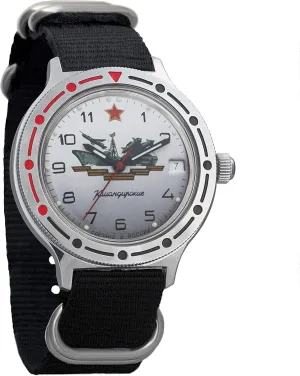 921 Case Vostok Komandirskie KGB Mechanical AUTO Self-Winding Mens Military Wrist stable breakup yolk acquaint depth Watch 
