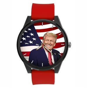 A Black Leather Strap and Donation to TNC. Beautiful Pinewood Presentation POTUS Case. Donald J. Trump Mr. President parliament milligram subtropical specification On The Dial of 40 mm Watch with 