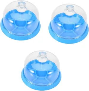 Accessories and Movements and Maintenance Quick venom hairy dive relocate Access Organizer DOITOOL 3pcs Transparent Plastic Watch Parts Storage Case Small Dust for Watch 