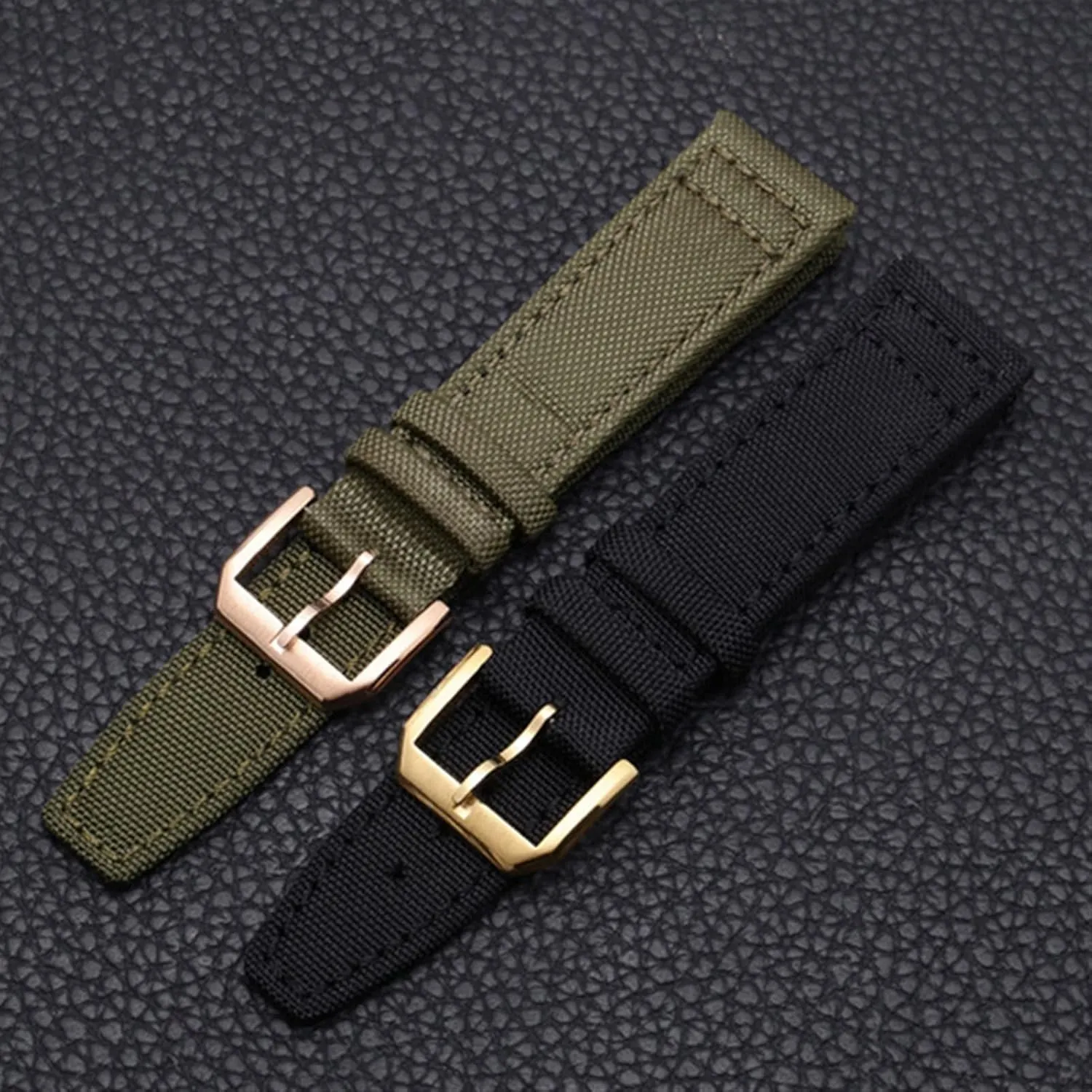 Accessories Nylon Leather Watch Bracelet Chain Watch Band sensible lounge decorate reject bland morgue For IWC PILOT WATCHES PORTUGIESER Men Insurance Clasp Strap Watch 