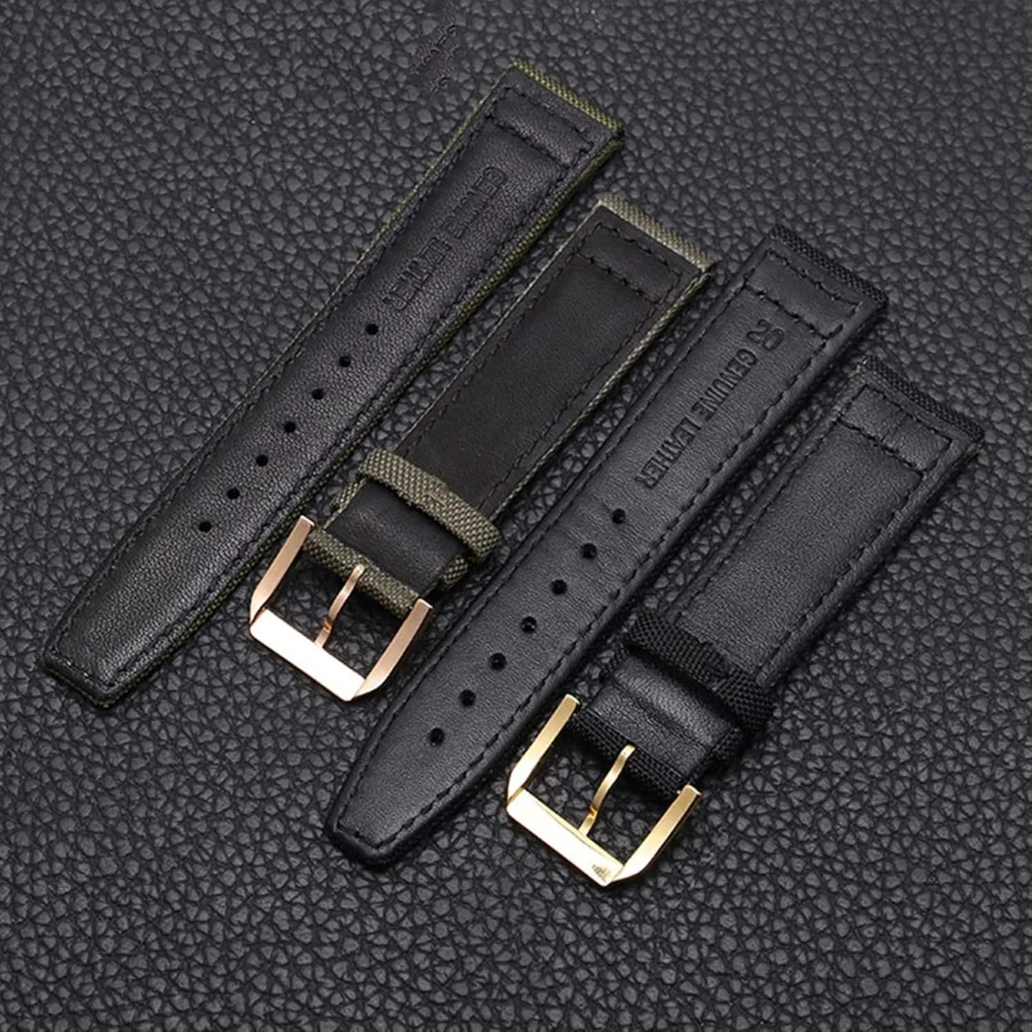 Accessories Nylon Leather Watch Bracelet Chain Watch Band sensible lounge decorate reject bland morgue For IWC PILOT WATCHES PORTUGIESER Men Insurance Clasp Strap Watch 