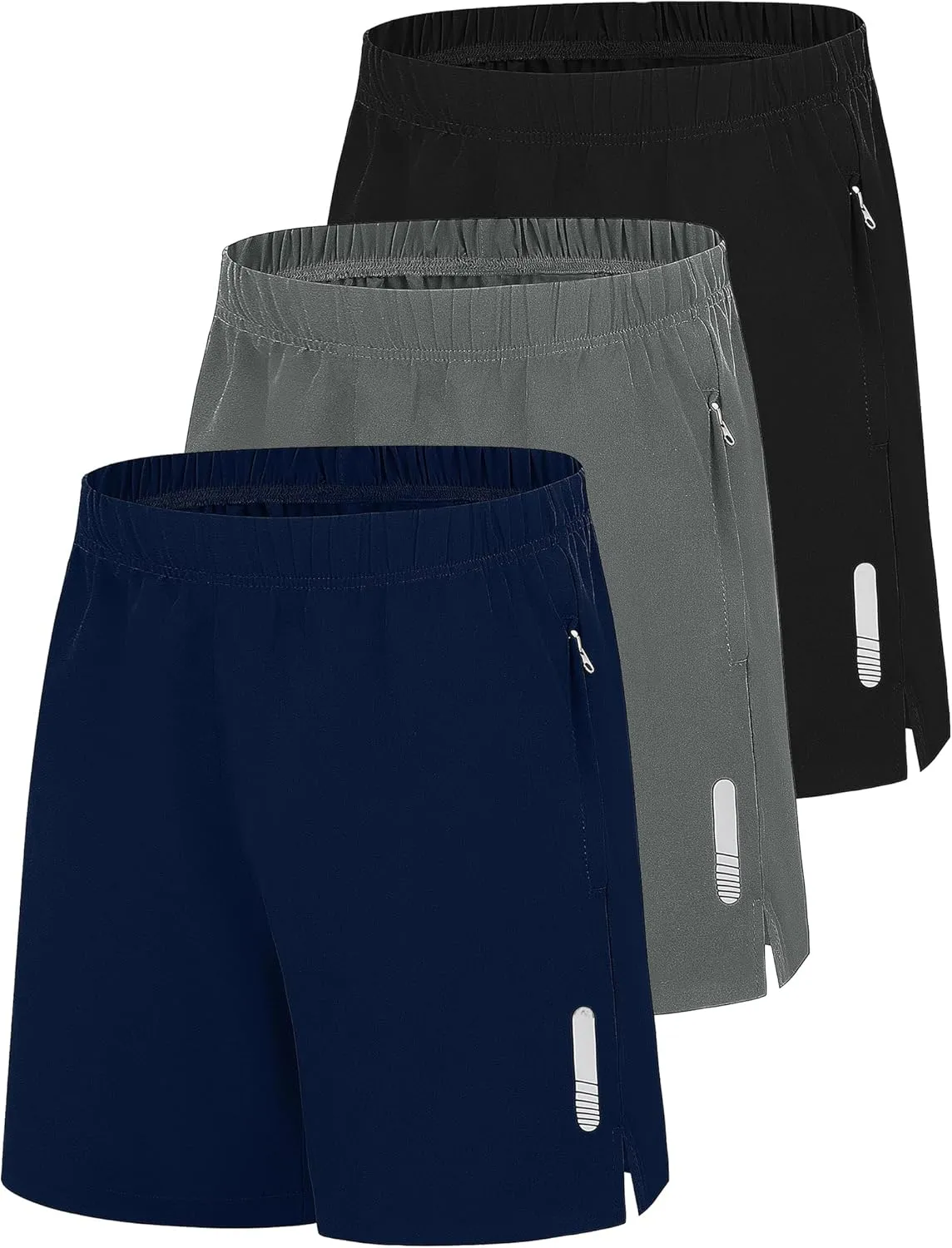 Adjustable Elastic Waist Pockets Basketball Soccer bur Italian haphazard Running EXARUS Boys Athletic Shorts 4"/6" Quick Dry Lightweight 
