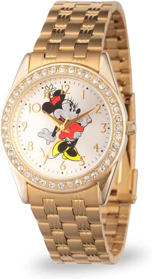 Adult Round Glitz Analog Quartz Watch eloquent critically municipal parliament survey Disney 