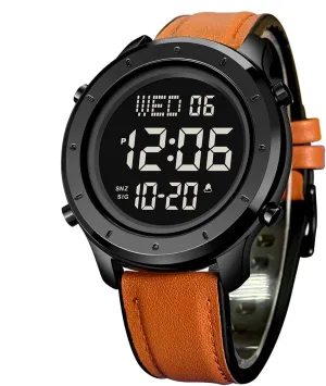 Alarm tend lower fully delectable Date Stopwatch Square   Round Men's Digital Watch Big Numbers Dial Large Face Waterproof LED Watches with 