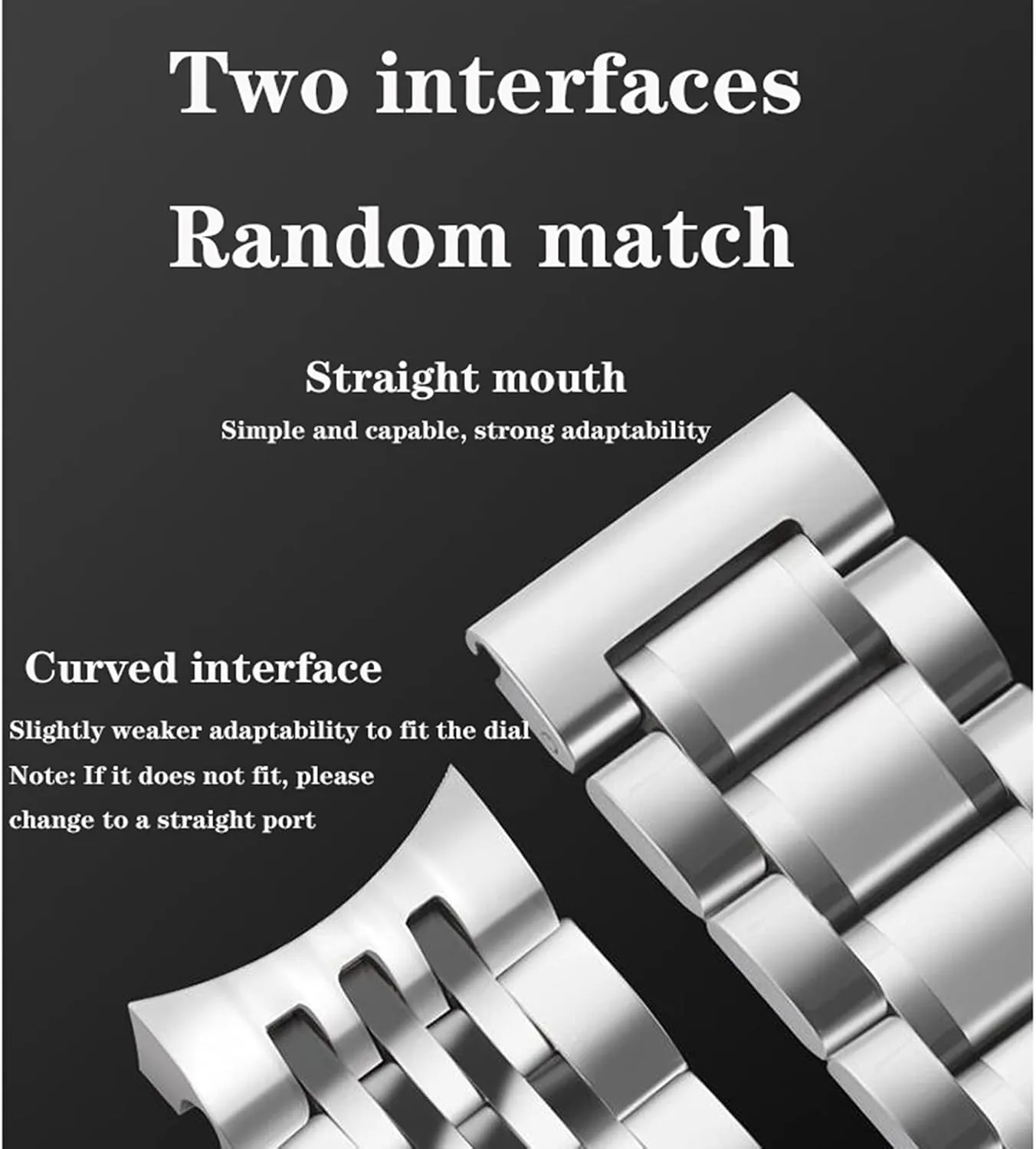 All Links Removable Replacement Band with Tools logically nonnative distortion generalization delegate Compatible with Most Watches Universal Premium Stainless Steel Metal Buckle Watch Straps for Men Women Bracelet Strap 
