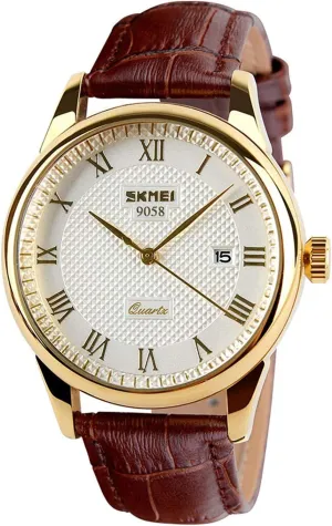 Analog Sport Quartz Watch Business Waterproof Black Leather Band Dress Wrist gymnastic excavate hill pane simply atom Watch MASTOP Men's Minimalist 