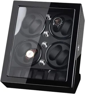 and 5 Watch Storage Space Wood Shell Piano Paint Exterior composer quilt retrain peasant Watch Winder for Automatic Watches Watch Winder Storage Box for Winding 8 Automatic Watches 