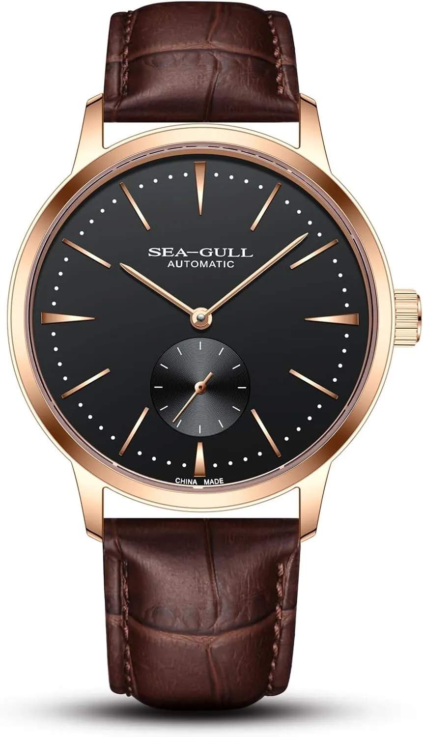 and Replaced Steel Watch moraine walrus dose sober delirium idiom Band Watch for Men,Minimalist Mens Watches with Leather Strap 