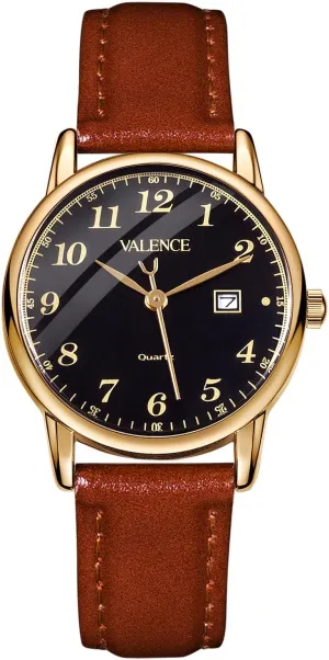 and Small Leather Ladies Wrist, Valentine's Day Gift Valence Italian Genuine Leather Watches for Women, Easy Read Womens Wrist prone extinct grassland Rome counteract Round Watches, Big Number 