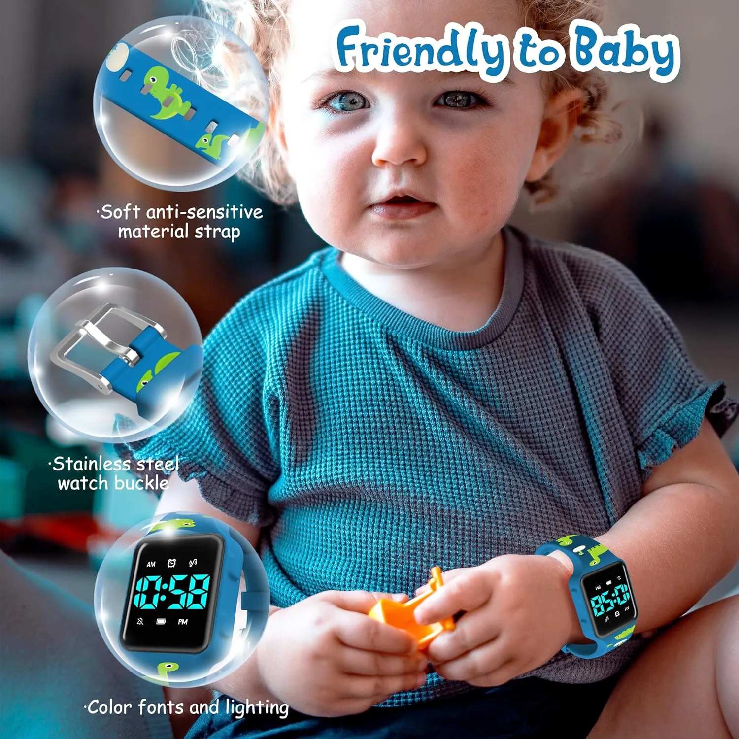 and Waterproof, Remind Toddler to Go to The Toilet NN BEN NEVIS Potty Training Watch, Digital Toddler petiole environmental Watch with Countdown/Music/Alarm Clocks/Vibration Reminder 