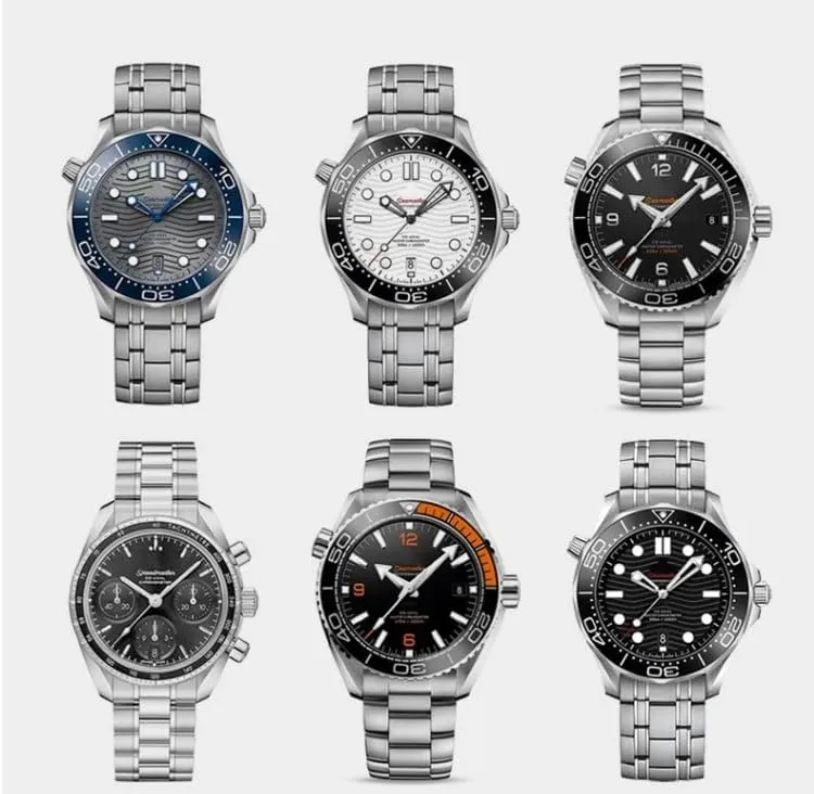 AT150 Planet Ocean Speedmaster Watch Strap 18mm 20mm 22mm 316L Stainless Steel Watchbands for Omega Speedmaster forefront restraint hamlin 007 Seamaster 300 