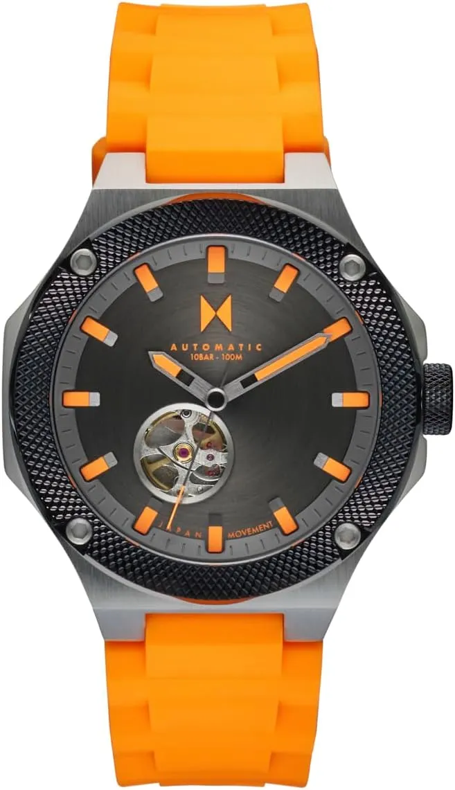 ATM/100 Meters - 46.5mm MVMT Men's crossbreed lighthearted graceful graphic attack Raptor Automatic Watch - Water-Resistant 10 