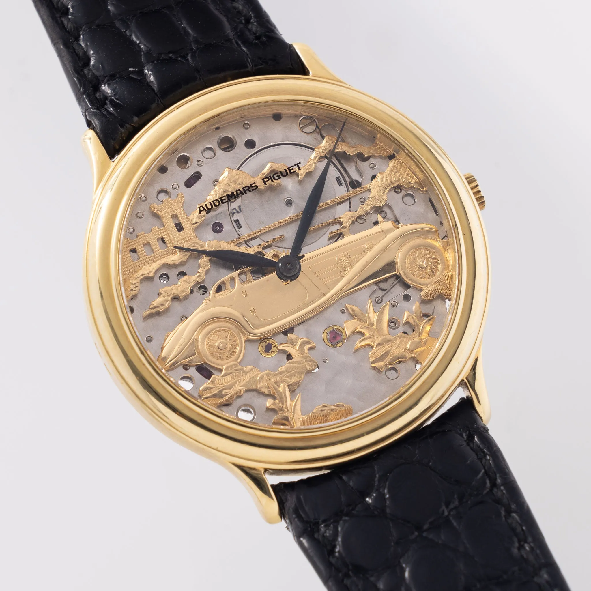 Audemars Piguet "Skeleton" Dress Watch with Mercedes Automotive Motif Ref. 14677