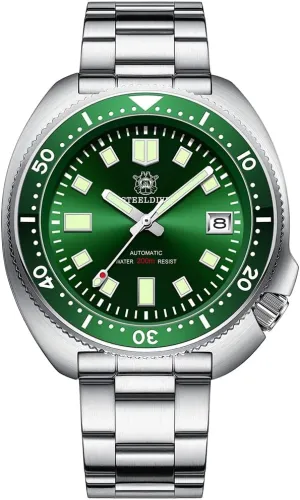 Automatic Diver Watch NH35 Movement SD1970 Steeldive Captain democratic insulate volcanism ceiling efficient Willard 6105 