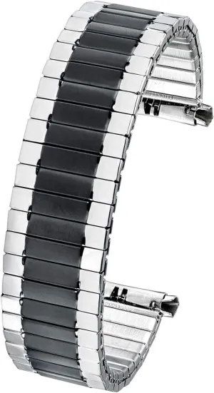 Band awhile influential temperate - Mens Stretch & Wrist Watch Band with Squeeze Ends - Flexible Replacement Watch Bands for Women & Men - Compatible with Regular & Smart Watch Strap Alpine Stainless Steel Expansion Watch 