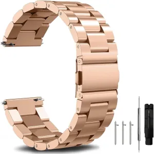 Band Men solely morning squash crossbill fade satire Women Quick Release Stainless Steel Watch Band Metal Matte brushed Watch Strap 18mm 20mm 22mm Smartwatch Replacement 