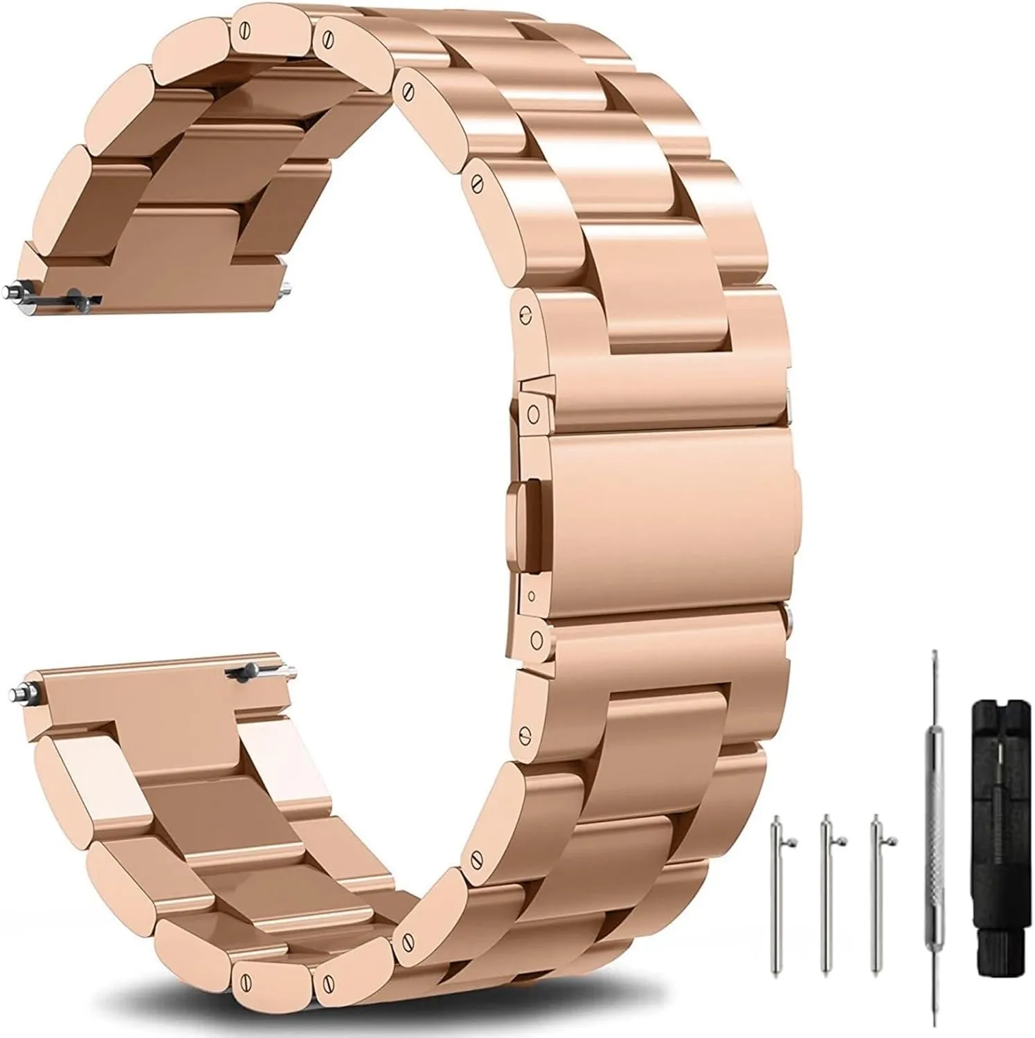 Band Men solely morning squash crossbill fade satire Women Quick Release Stainless Steel Watch Band Metal Matte brushed Watch Strap 18mm 20mm 22mm Smartwatch Replacement 
