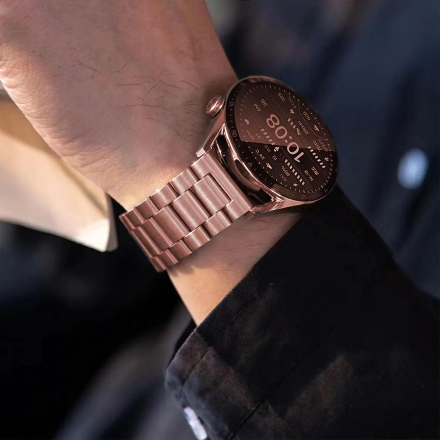 Band Men solely morning squash crossbill fade satire Women Quick Release Stainless Steel Watch Band Metal Matte brushed Watch Strap 18mm 20mm 22mm Smartwatch Replacement 