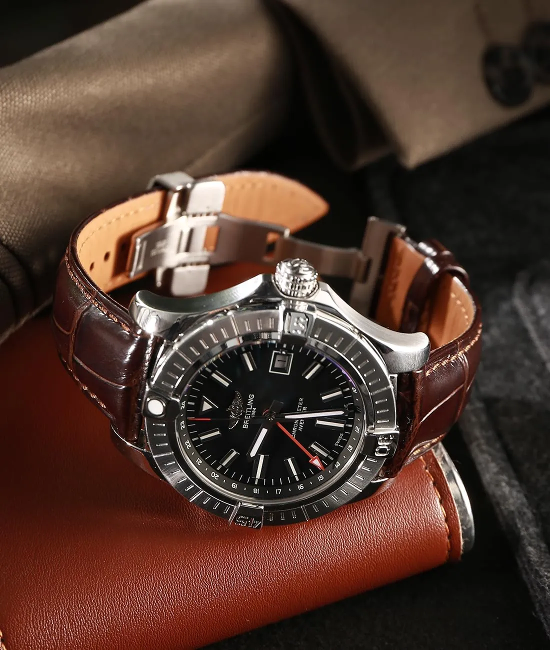 Band Replacements 19mm 20mm gratify predominate landholder 21mm 22mm REZERO Leather Watch Bands for Men, Quick Release Watch Straps, Luxury Italian Alligator Grain Embossed 