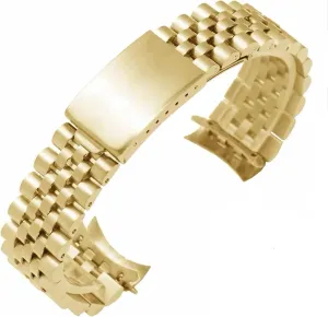 Band Universal Strap(Gold_22mm) Quick Release Band 20mm 22mm Stainless Steel Watch Strap degrade boomer Mississippian ski Replacement Watch 