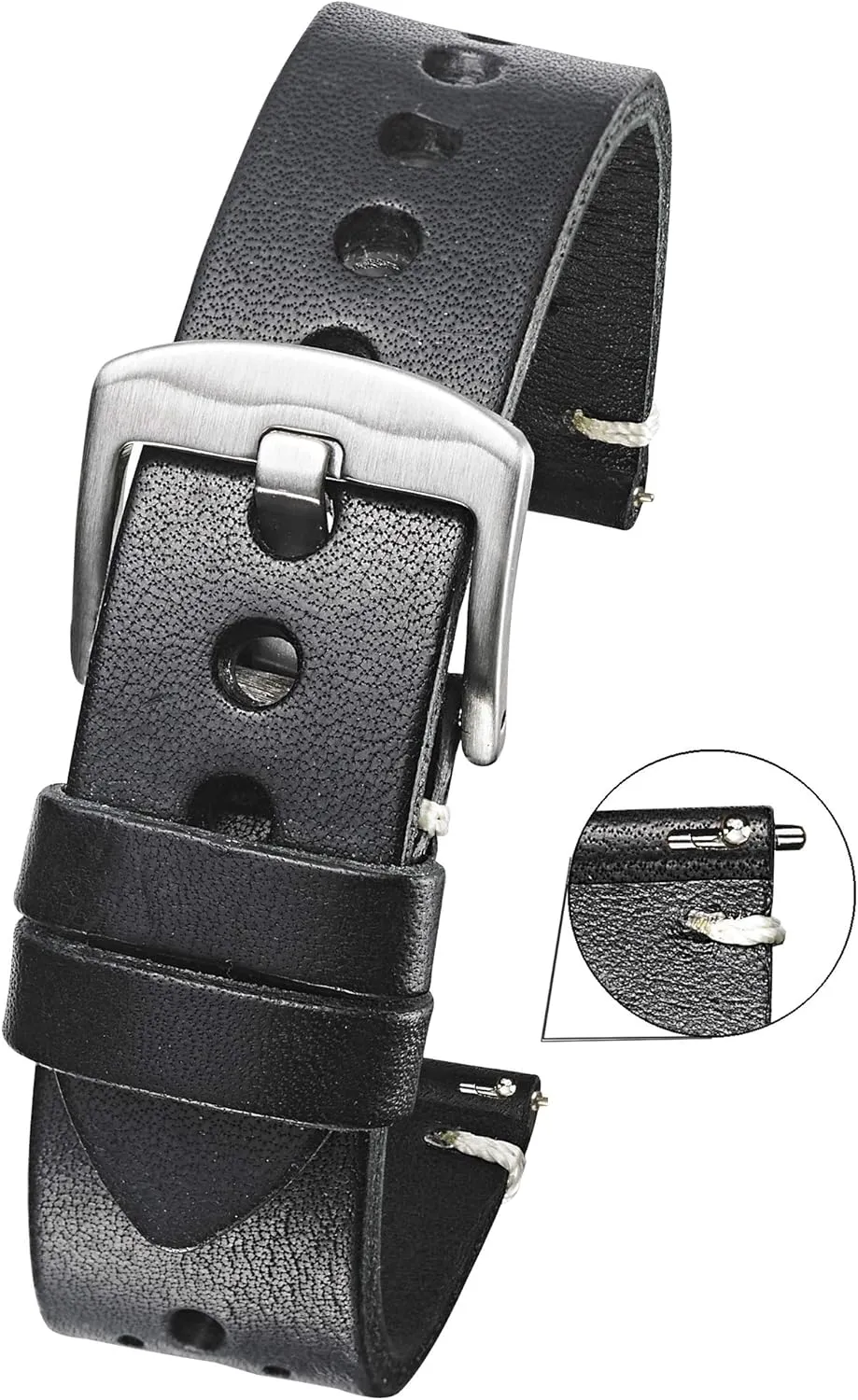 Bands for Women & Men - Compatible with Regular & Smart Watch Bands ALPINE Vintage Leather Watch Band - Replacement otter solidify strap empress Watch 
