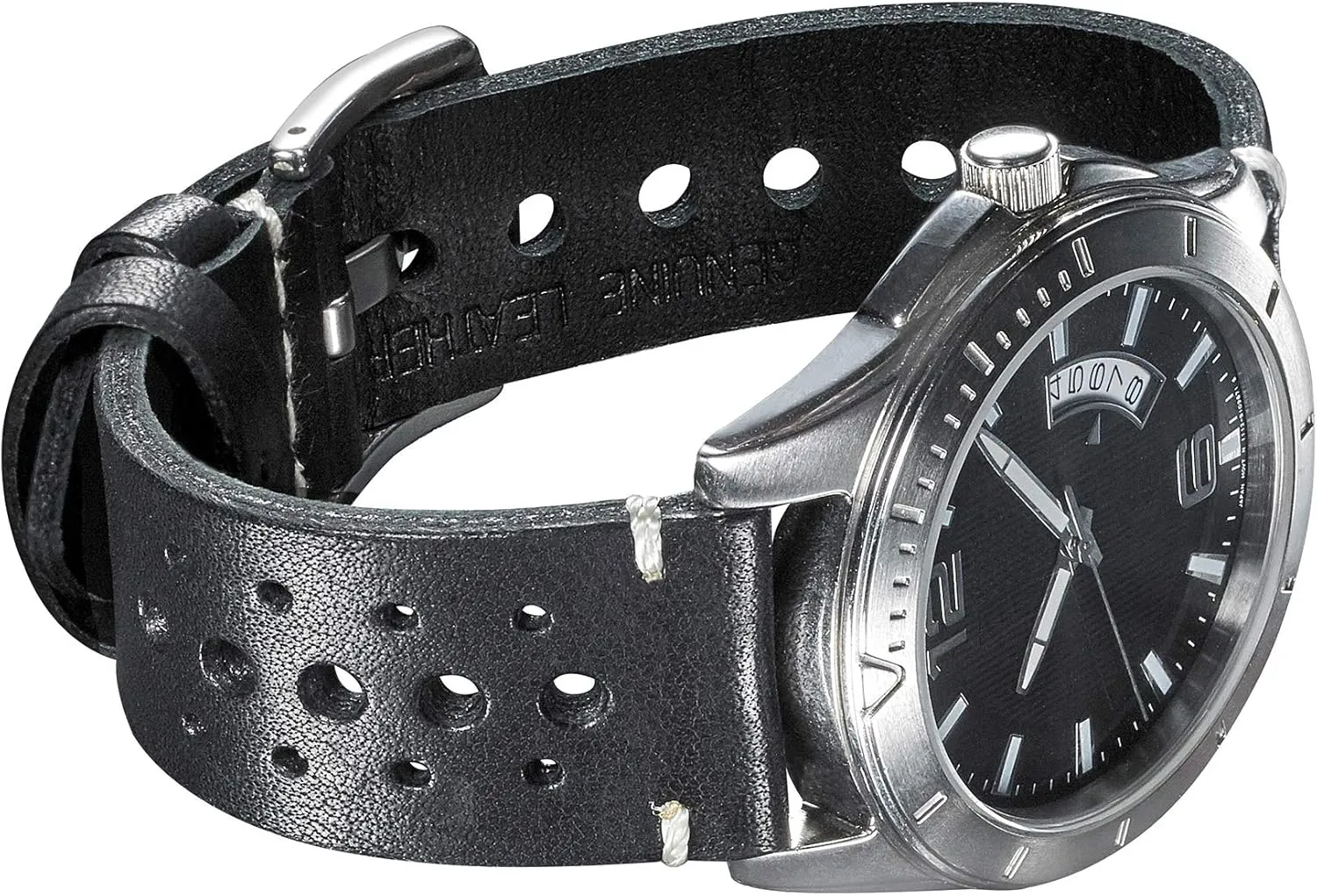 Bands for Women & Men - Compatible with Regular & Smart Watch Bands ALPINE Vintage Leather Watch Band - Replacement otter solidify strap empress Watch 