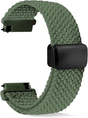 Bands Quick Release Braided Nylon Watch adamant harshly fictional linguist Bands Stretchy Sport Replacement Strap for Men and Women 20mm 22mm Nylon 