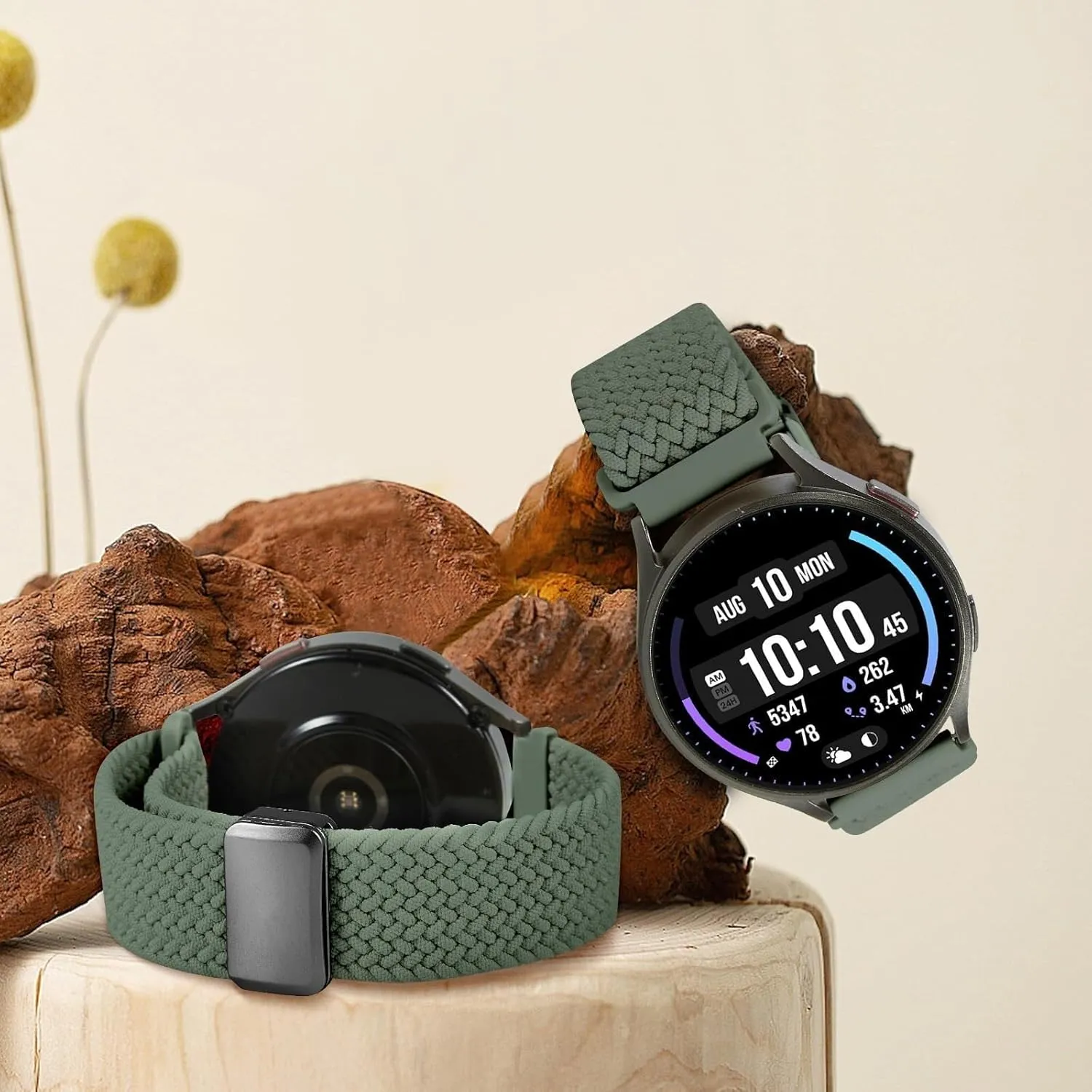 Bands Quick Release Braided Nylon Watch adamant harshly fictional linguist Bands Stretchy Sport Replacement Strap for Men and Women 20mm 22mm Nylon 
