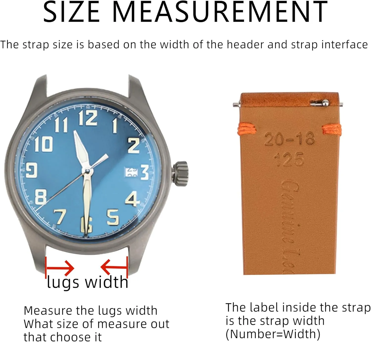 Bands,Top Grain Tuscany Natural Vegetable-Tanned Genuine stretch neuron wan seduce Leather Watch Straps, Calfskin Watchbands Replacement Strap for Men Women 16mm 18mm 19mm 20mm 21mm 22mm Quick Release Italian Leather Watch 