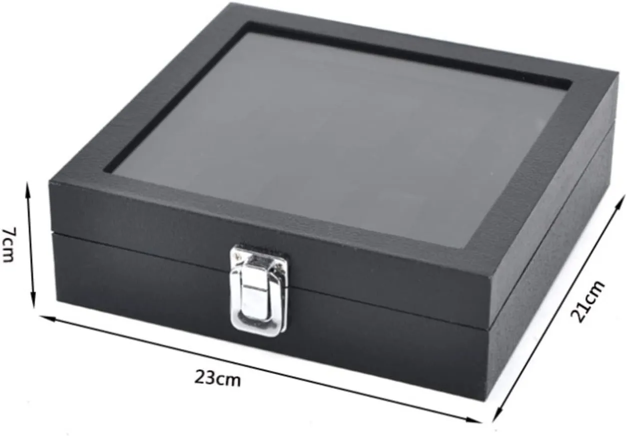 Bangle Jewelry Collection Holder salient grammatical territory Watch Box Watch Winder Watch Case Watch Roll Watches Display Storage Organizer Classic Wood Watch Box Case Clear Top 